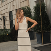 Scott Scoop Neck Midi Dress-Birch