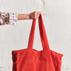 Terry Tote Beach Bag-Orange