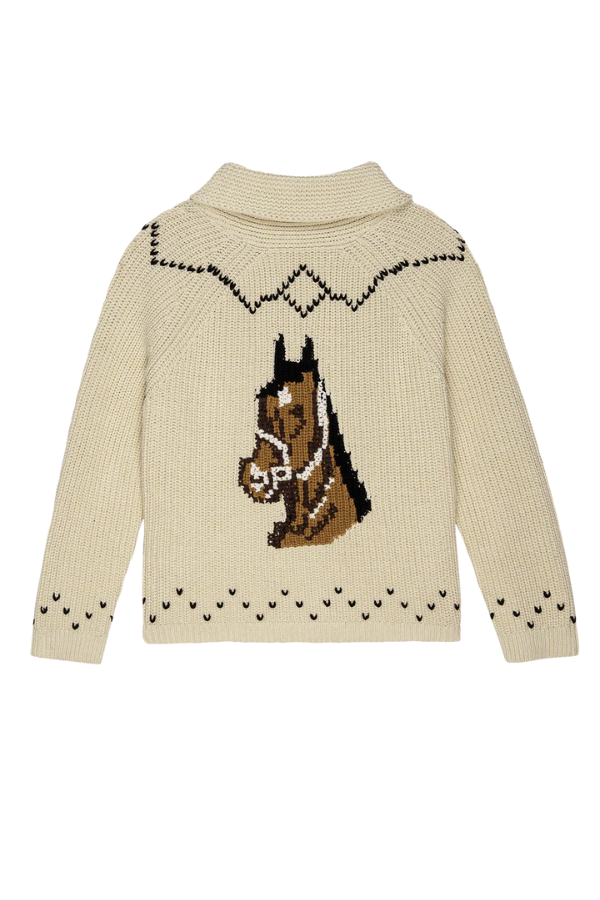 The Horse Lodge Cardigan - Cream