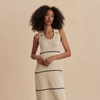 Scott Scoop Neck Midi Dress-Birch