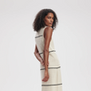 Scott Scoop Neck Midi Dress-Birch