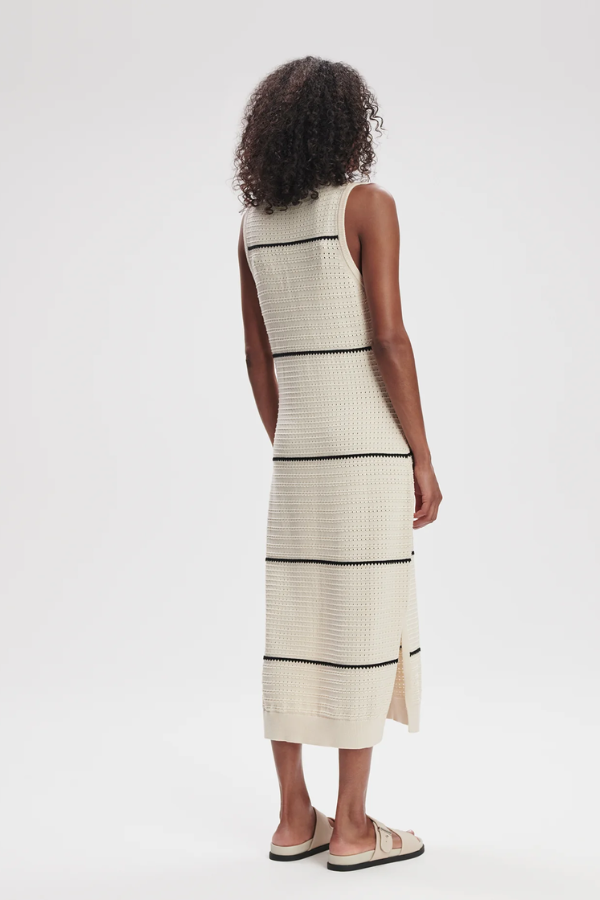 Scott Scoop Neck Midi Dress-Birch