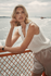 Ferns Open Knit Tank-Snow White