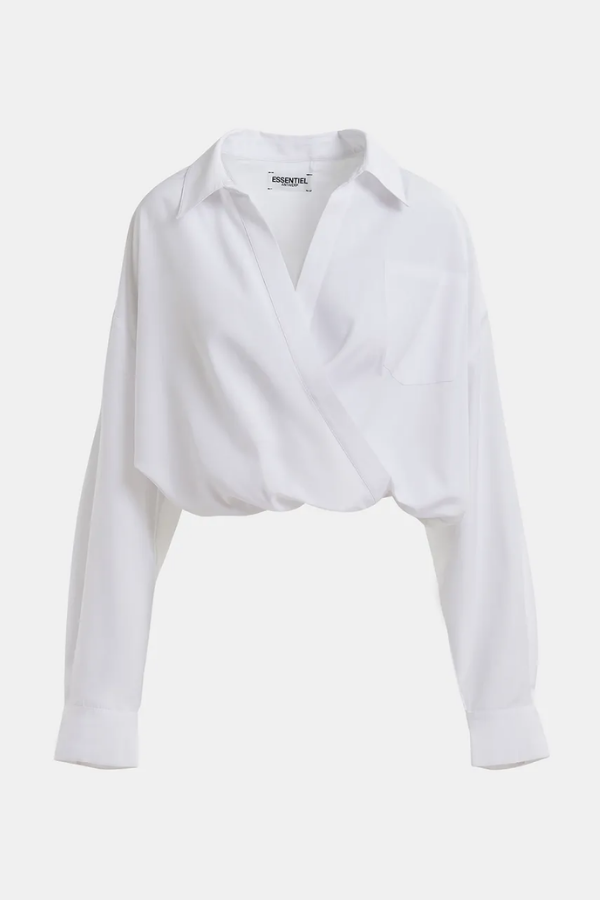 Hare Wrap Shirt White