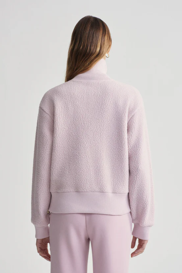 Roselle Half Zip Fleece- Burnished Lilac