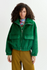 Genz Faux Fur Jacket - Dark Green