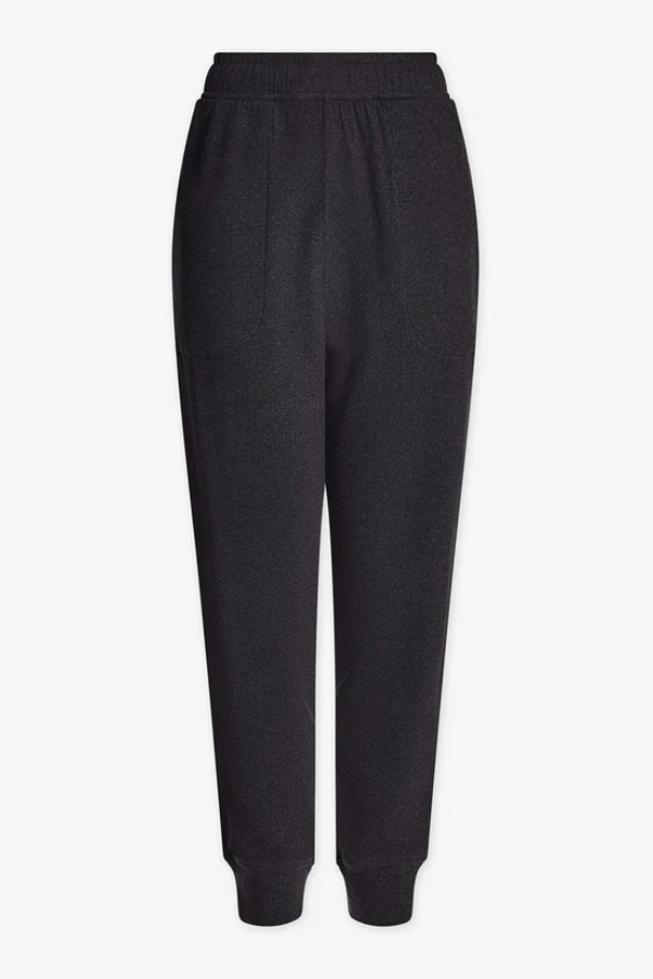 Brushed Rib Slim Cuff Pant 25 - Black Marl