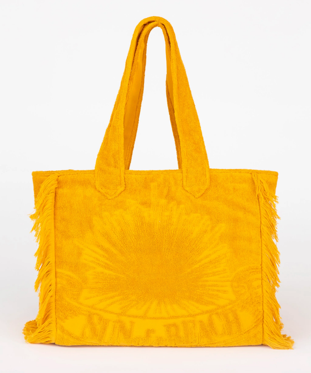 Terry Tote Beach Bag-Sunflower