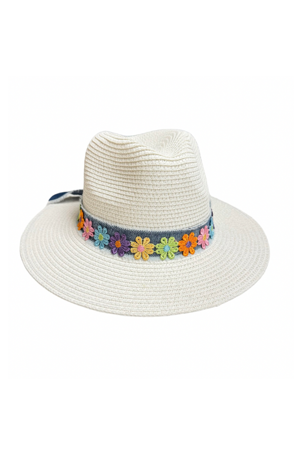 Malibu Classic Straw Hat - White