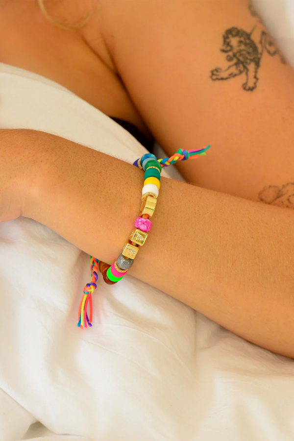 Happy AF Rainbow Bracelet