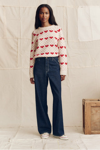 The Heart Crew - Pearl with Red