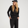 Shrunken Raglan Sweatshirt - Black