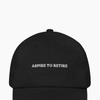 Aspire To Retire Hat- Black