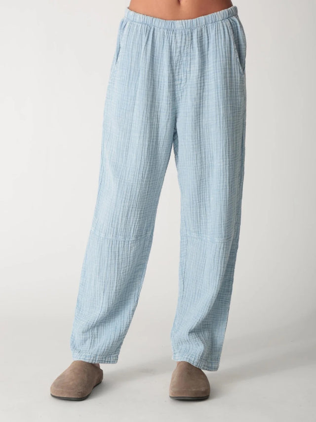 Kickback Gauze Pant- Dusty Blue