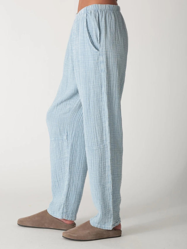 Kickback Gauze Pant- Dusty Blue