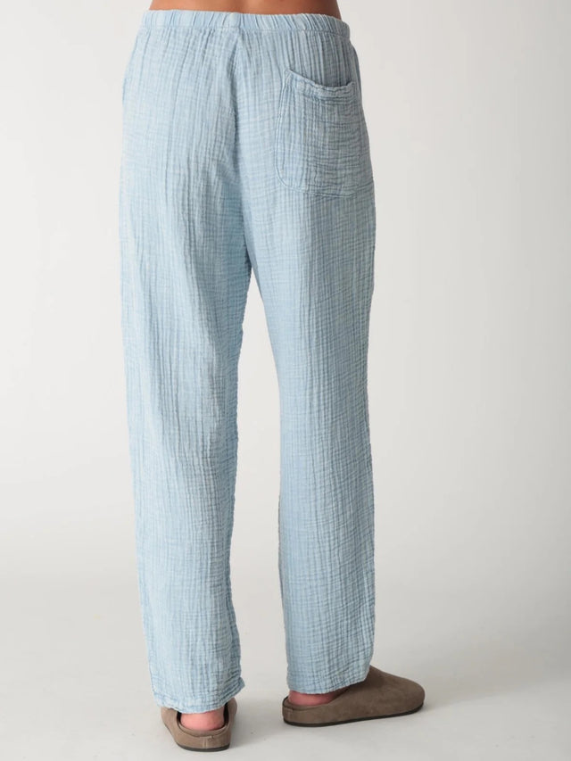 Kickback Gauze Pant- Dusty Blue