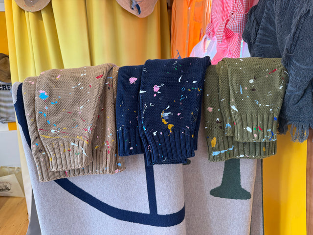 Paint Splatter Sweater in Desert