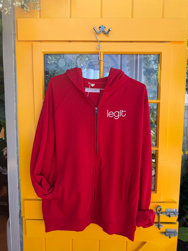 Happiest on Nantucket Hoodie - Red