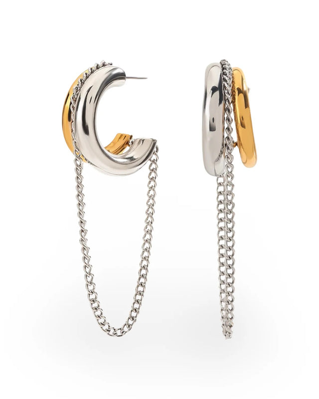 Tassara Mixed Metals Earrings