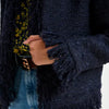 Iskra Fringed Jacket - Navy