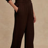 Wide Leg Pant 28 - Coffee Bean