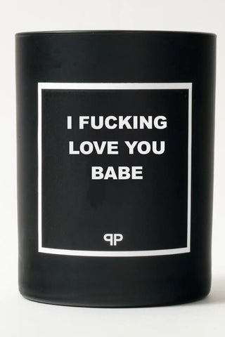 I F** Love You Babe Candle