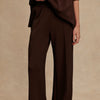Wide Leg Pant 28 - Coffee Bean