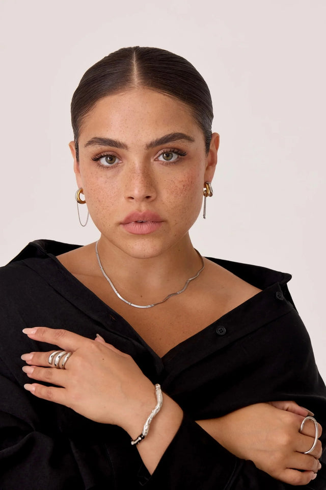 Jorja Silver Bangle