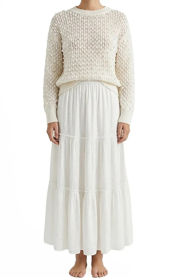 Beaded Solar Pullover