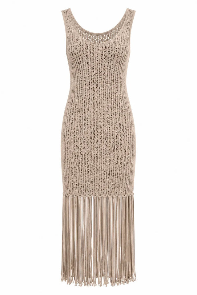 Solwave Dress- Khaki