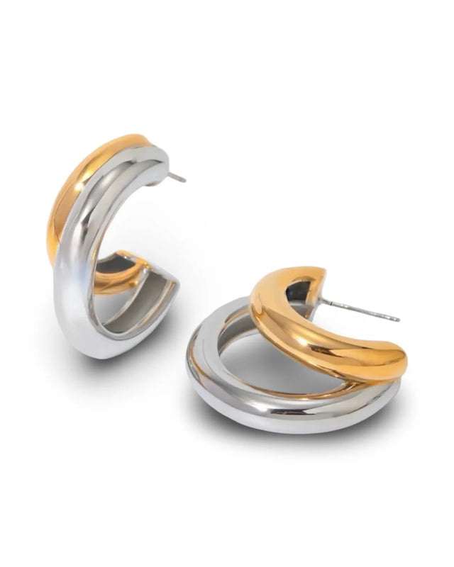 Natalia Mixed Metal Earrings