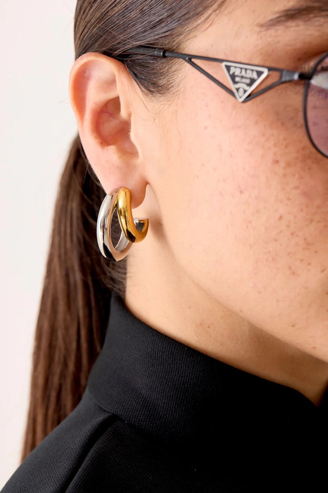 Natalia Mixed Metal Earrings