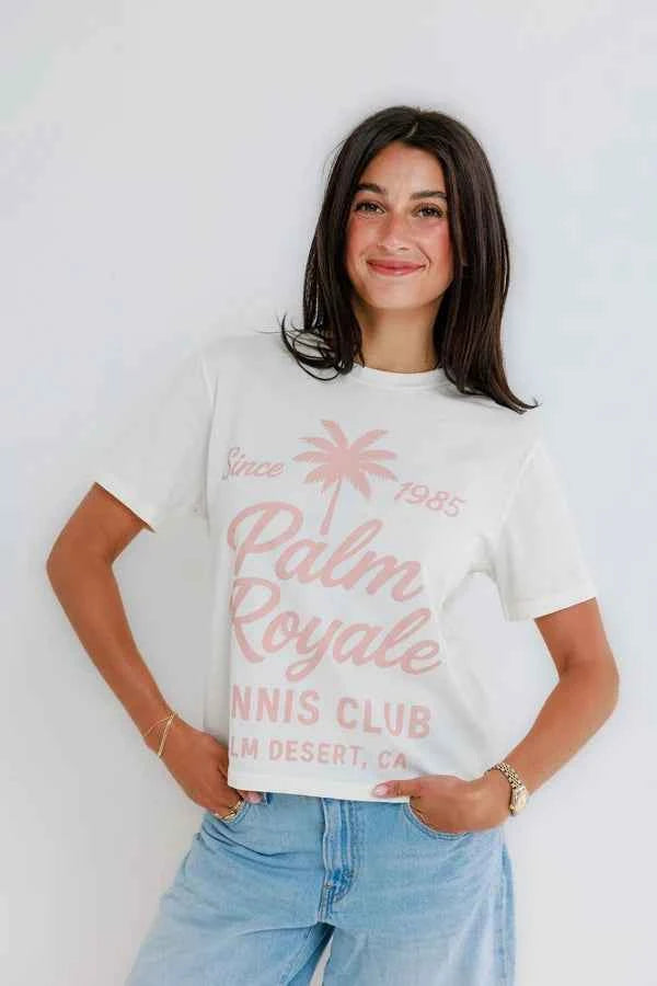 Everyday Tee- Palm Royale Tennis