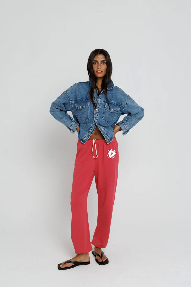 Everyday Sweatpant- Red