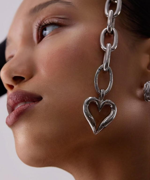 Mini Heart Pendant Silver