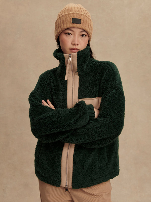 Lowell Sherpa Jacket - Pine