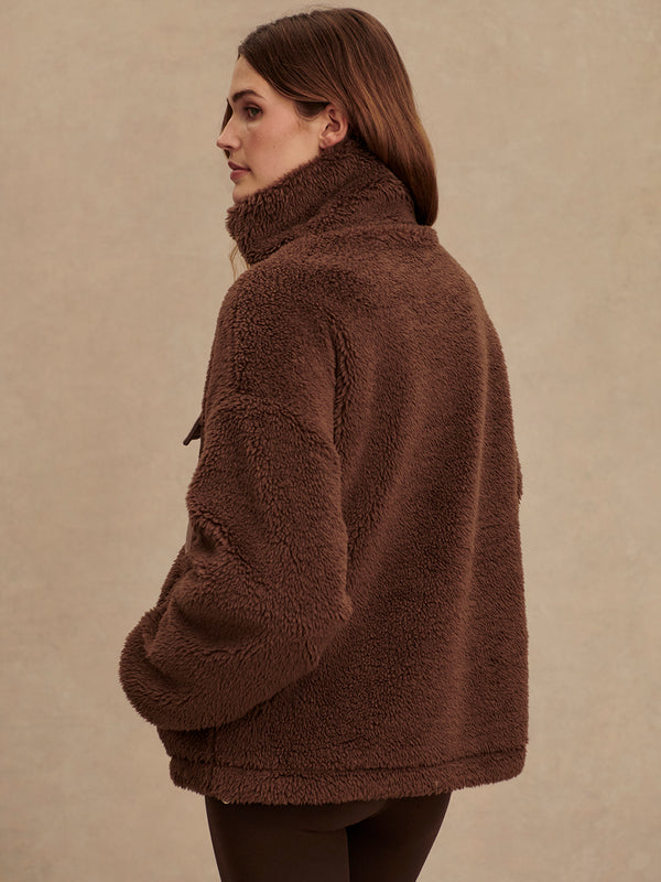 Lowell Sherpa Jacket - Carafe