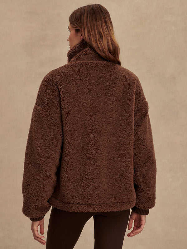 Lowell Sherpa Jacket - Carafe