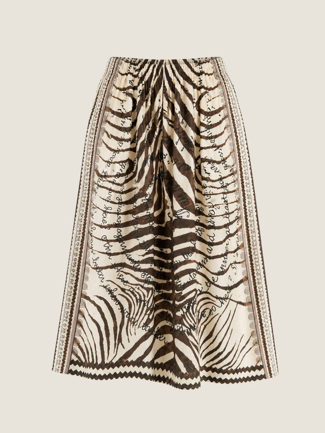 Vanessa Noir Muse Midi Skirt