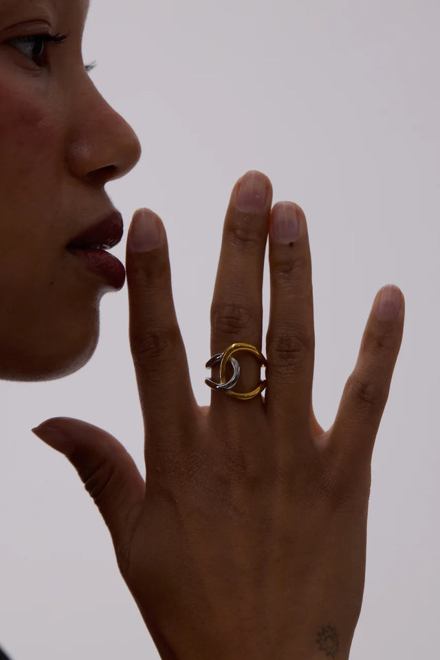 Vella Mixed Metal Ring